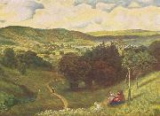 Hans Thoma Offenes Tal oil painting reproduction